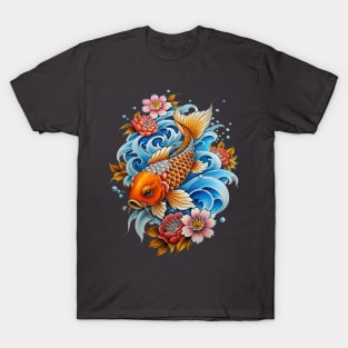 Japanese Koi Fish tattoo T-Shirt